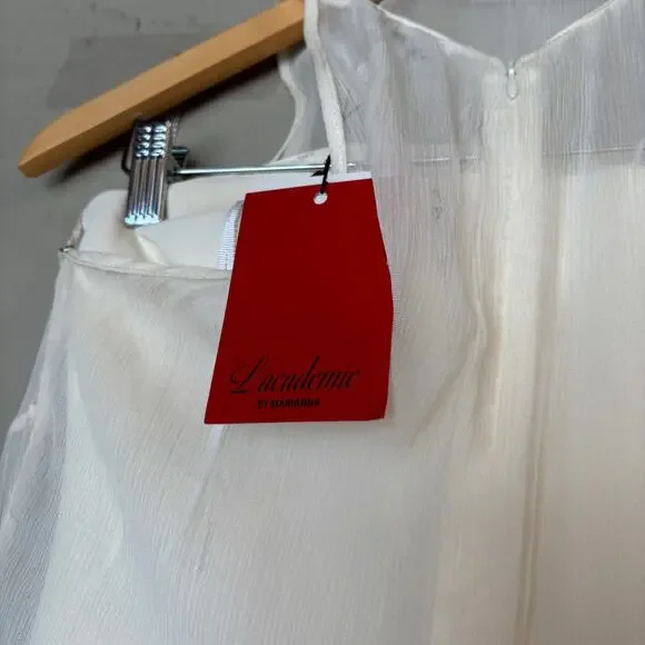 L'Academie by Marianna REVOLVE Amiens Maxi Dress in Ivory Women's XS - Picture 6 of 12